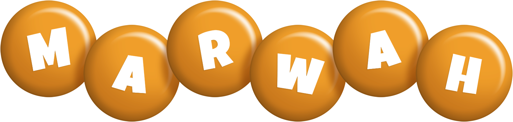 Marwah candy-orange logo