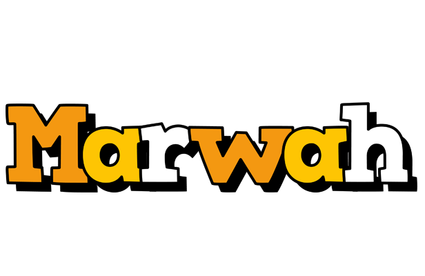 Marwah cartoon logo