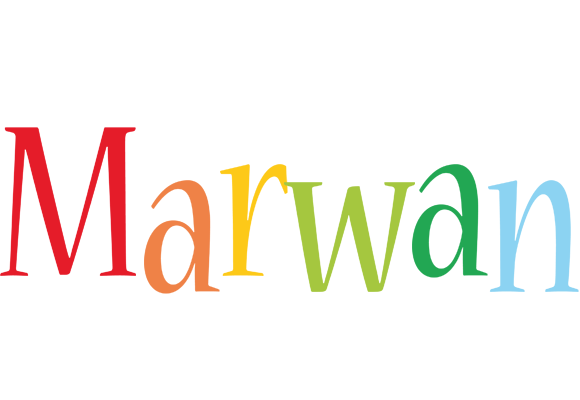 Marwan birthday logo