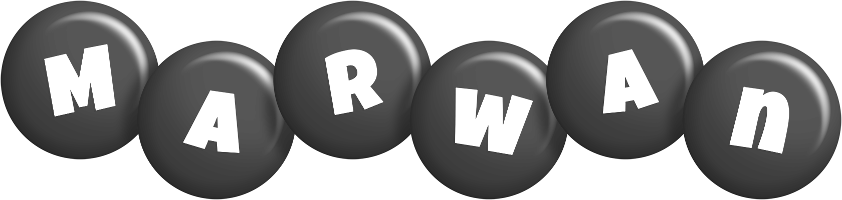 Marwan candy-black logo