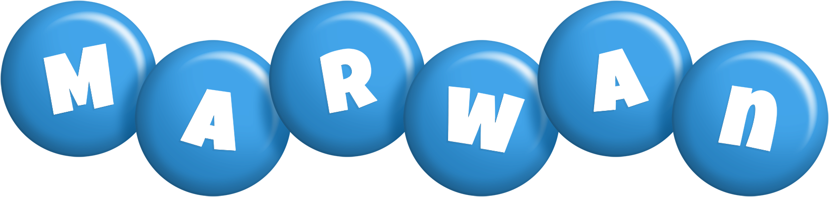 Marwan candy-blue logo