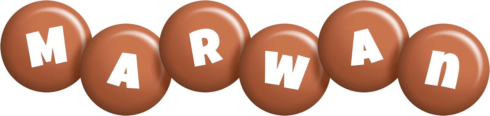 Marwan candy-brown logo