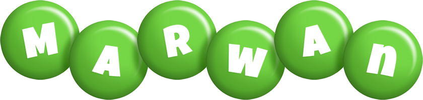 Marwan candy-green logo