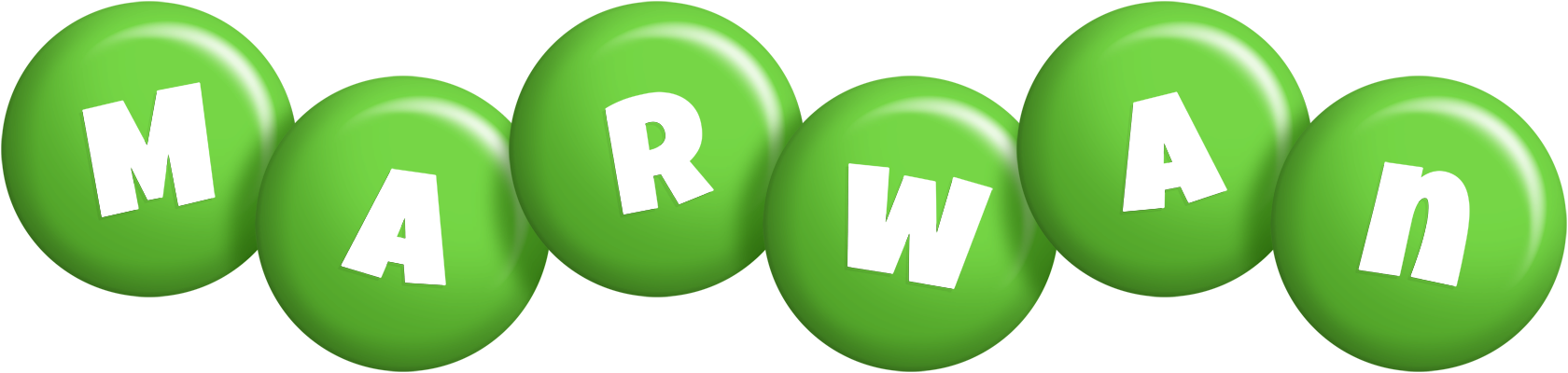Marwan candy-green logo