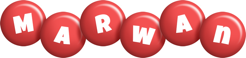 Marwan candy-red logo