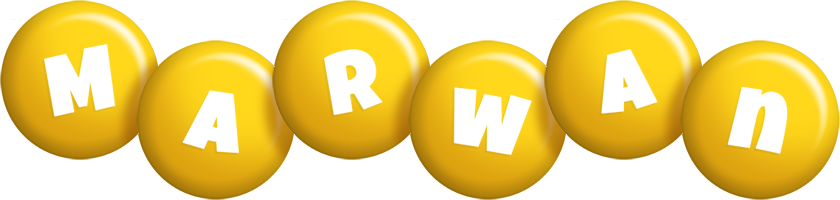 Marwan candy-yellow logo