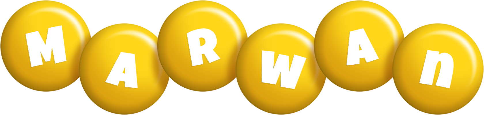 Marwan candy-yellow logo