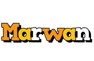 Marwan cartoon logo