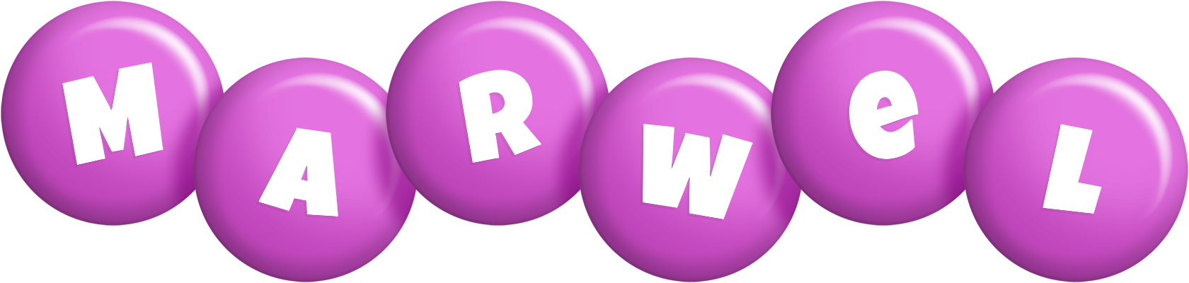 Marwel candy-purple logo