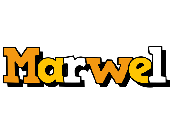 Marwel cartoon logo