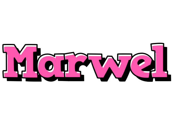 Marwel girlish logo