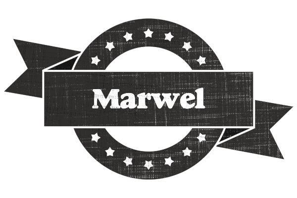 Marwel grunge logo