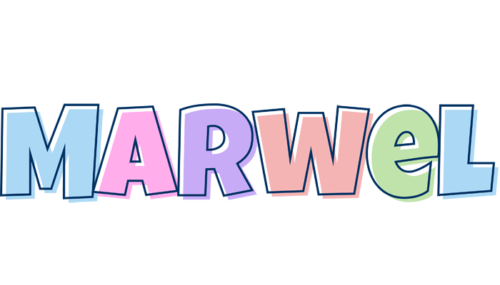 Marwel pastel logo