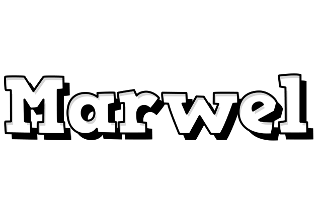 Marwel snowing logo