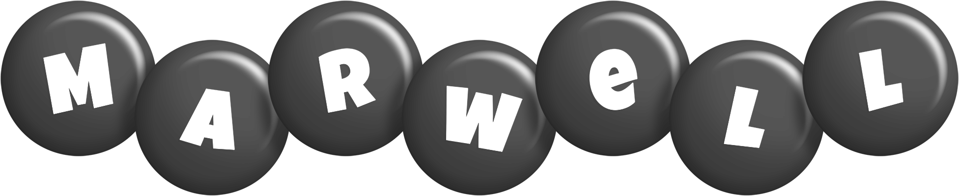 Marwell candy-black logo
