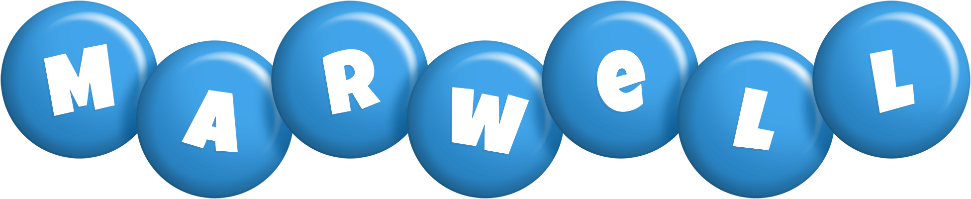 Marwell candy-blue logo