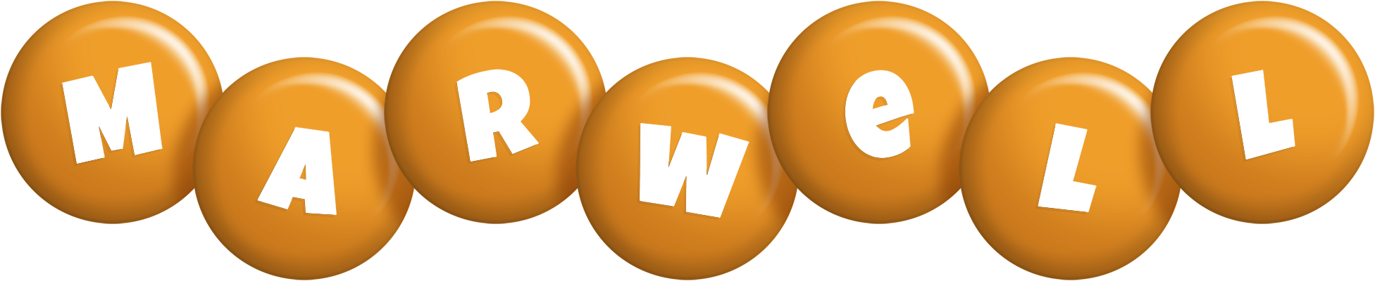 Marwell candy-orange logo