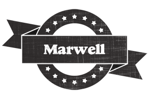 Marwell grunge logo