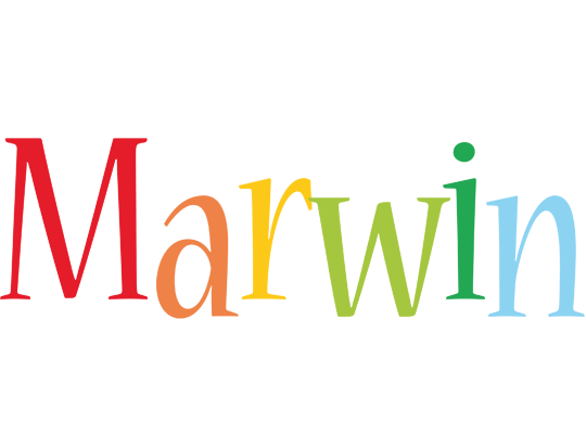 Marwin birthday logo