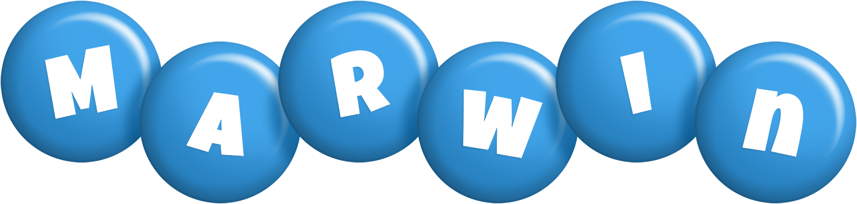 Marwin candy-blue logo