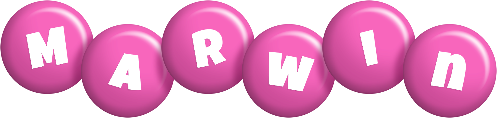 Marwin candy-pink logo