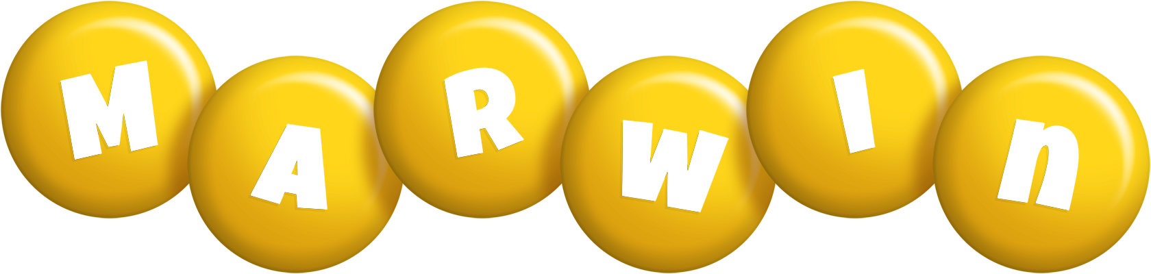 Marwin candy-yellow logo
