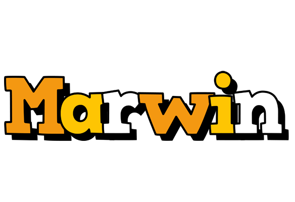Marwin cartoon logo