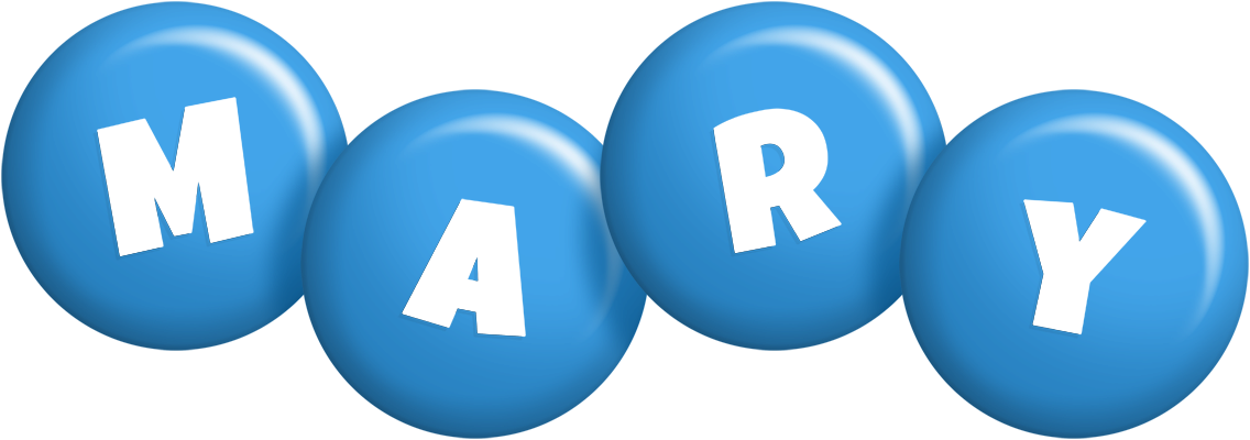 Mary candy-blue logo