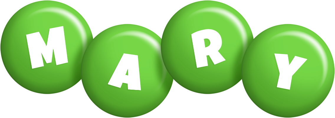 Mary candy-green logo