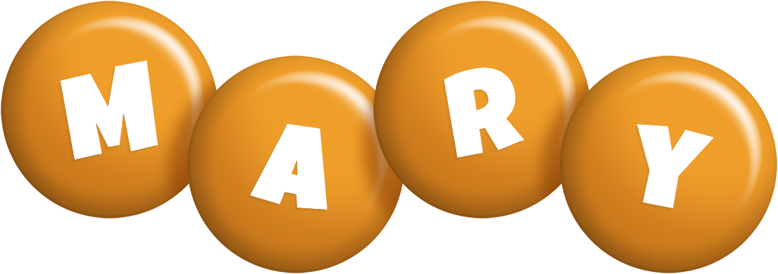 Mary candy-orange logo