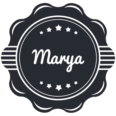 Marya badge logo