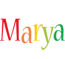 Marya birthday logo