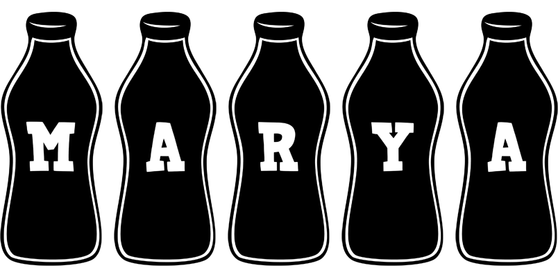 Marya bottle logo