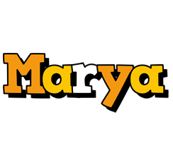 Marya cartoon logo