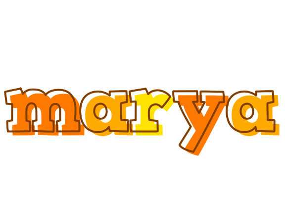 Marya desert logo