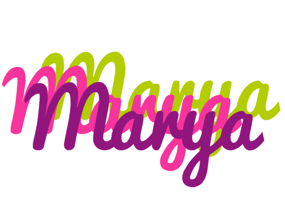 Marya flowers logo