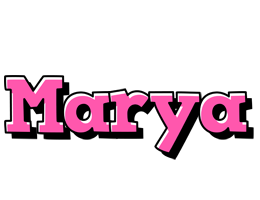 Marya girlish logo