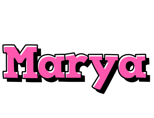 Marya girlish logo