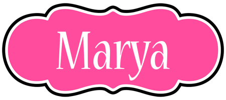 Marya invitation logo