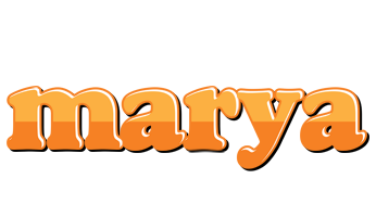 Marya orange logo