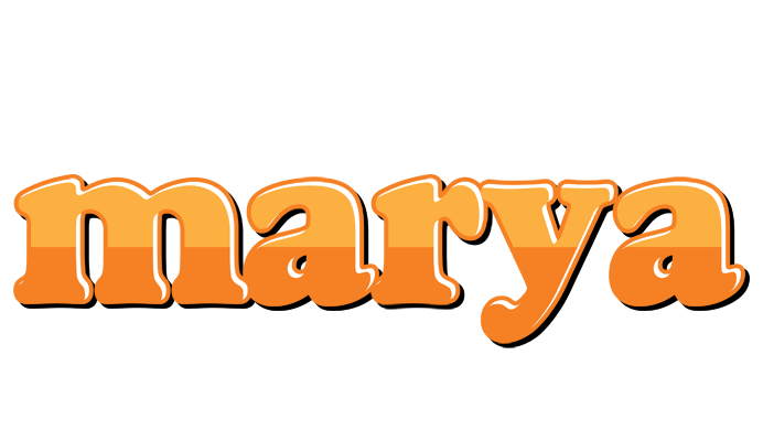 Marya orange logo