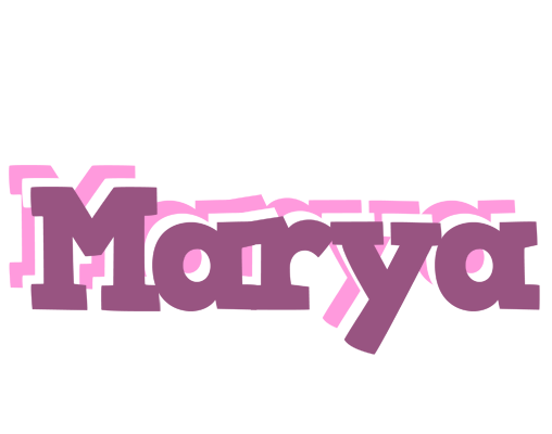 Marya relaxing logo