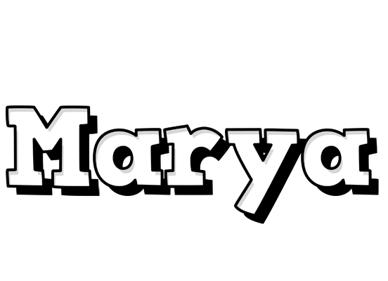 Marya snowing logo