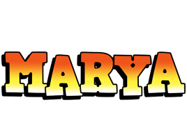 Marya sunset logo