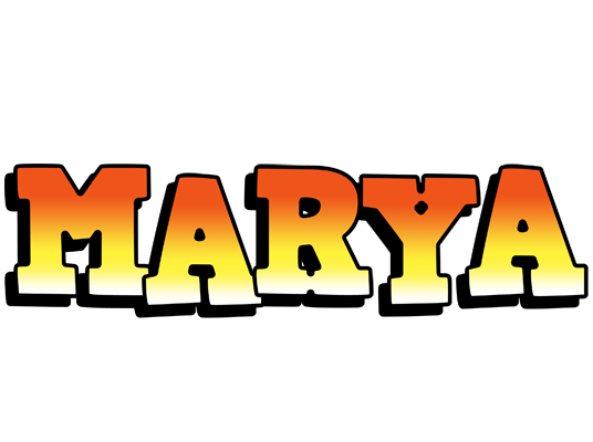Marya sunset logo