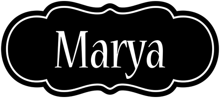 Marya welcome logo