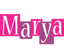 Marya whine logo