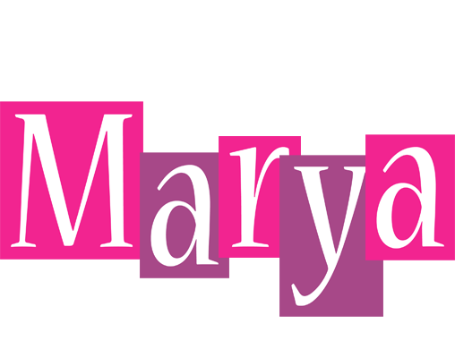 Marya whine logo