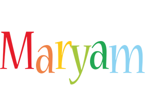 Maryam birthday logo