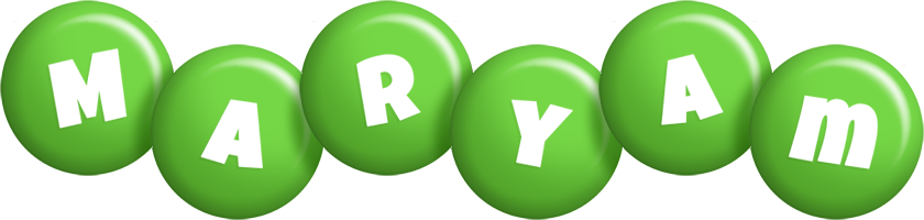 Maryam candy-green logo